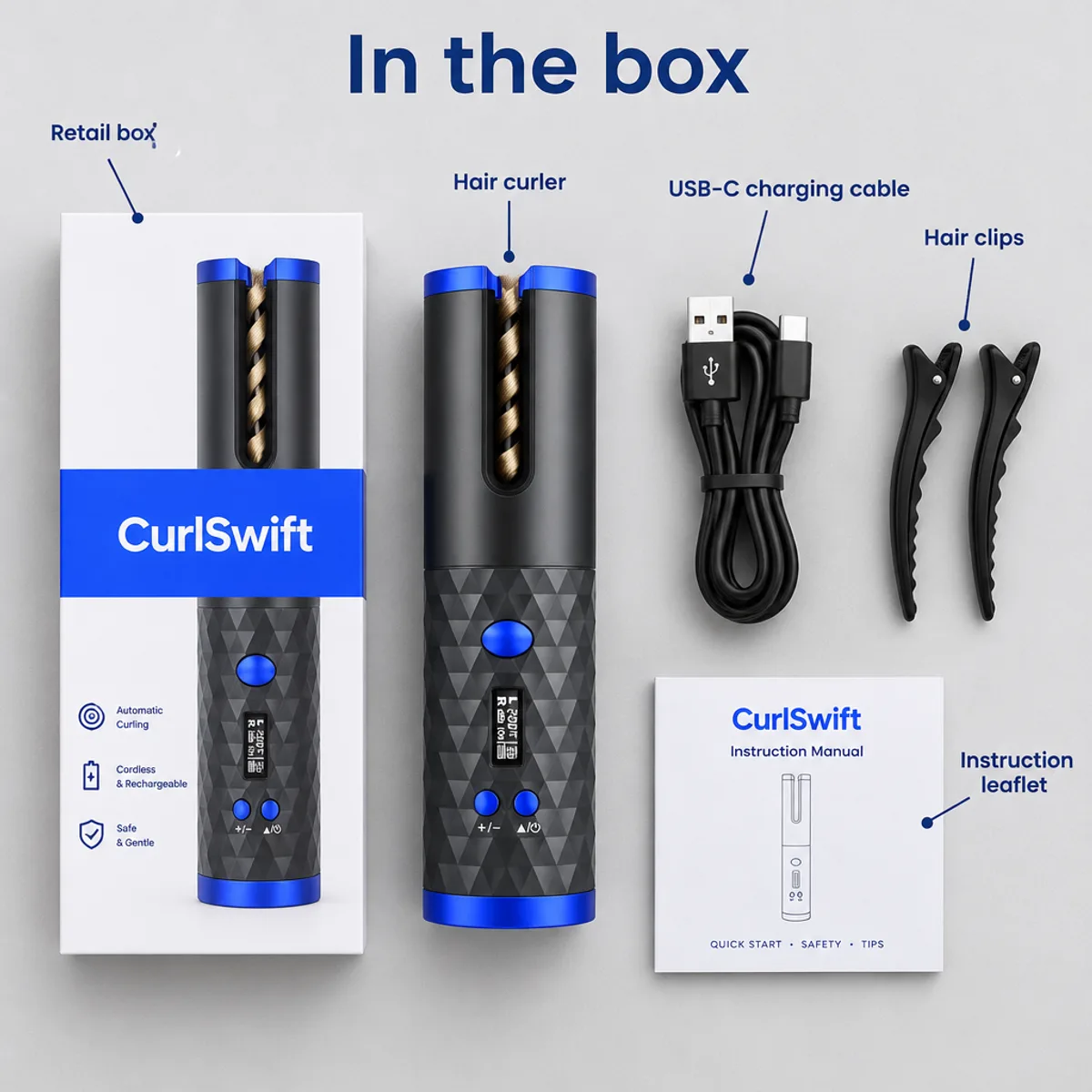 CurlSwift Auto Rotating Hair Curler — image 5