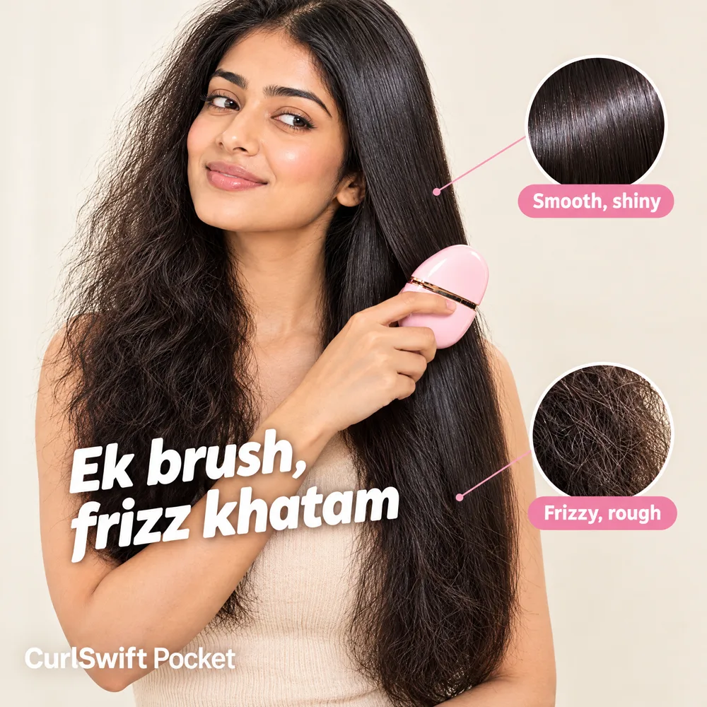 CurlSwift Pocket Hair Straightening Brush — image 2