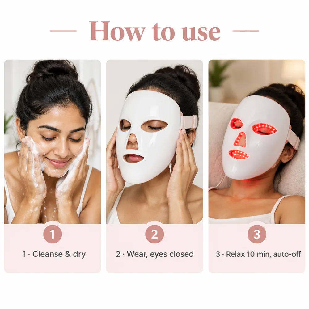GlowKeep 7-Colour LED Face Mask — image 5