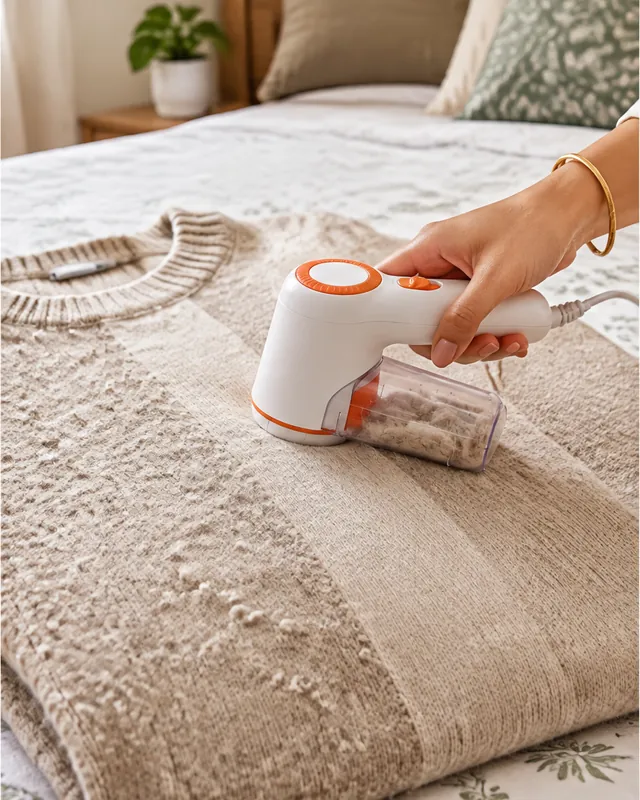 Electric Lint Remover: step 2, Glide