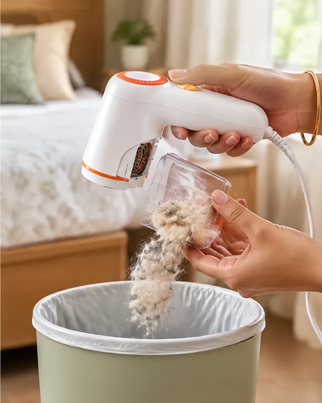 Electric Lint Remover: step 3, Empty