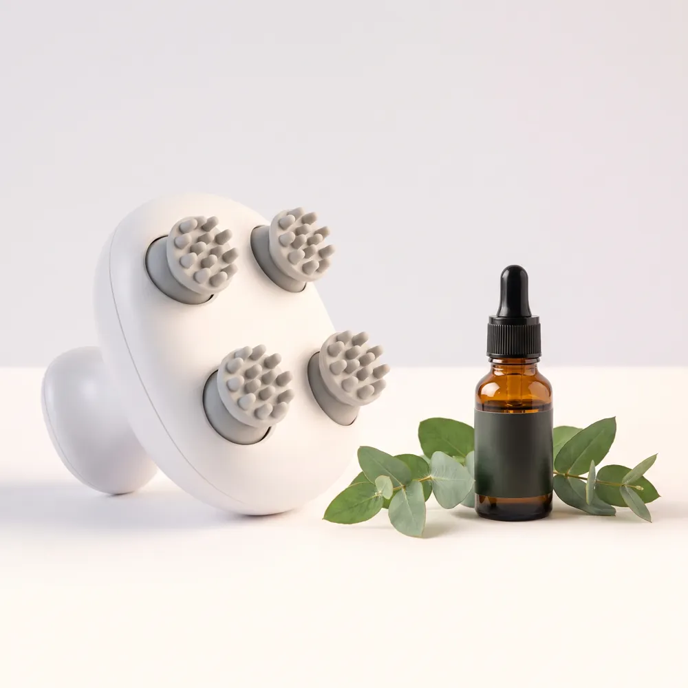 Scalp Massager + Hair Oil Combo — image 1