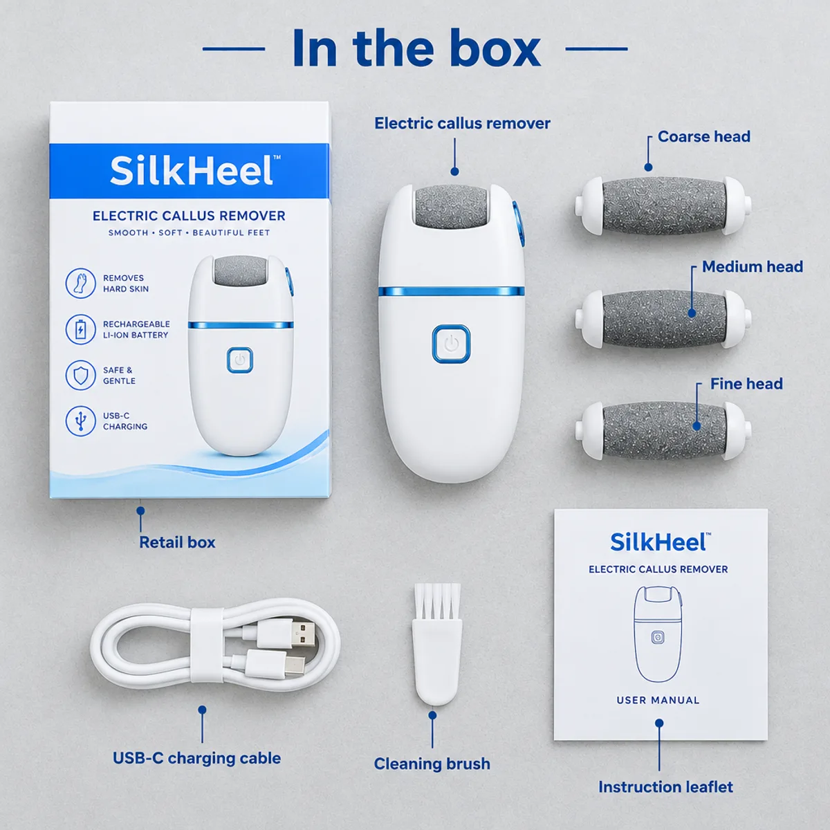 SilkHeel Electric Callus Remover — image 5