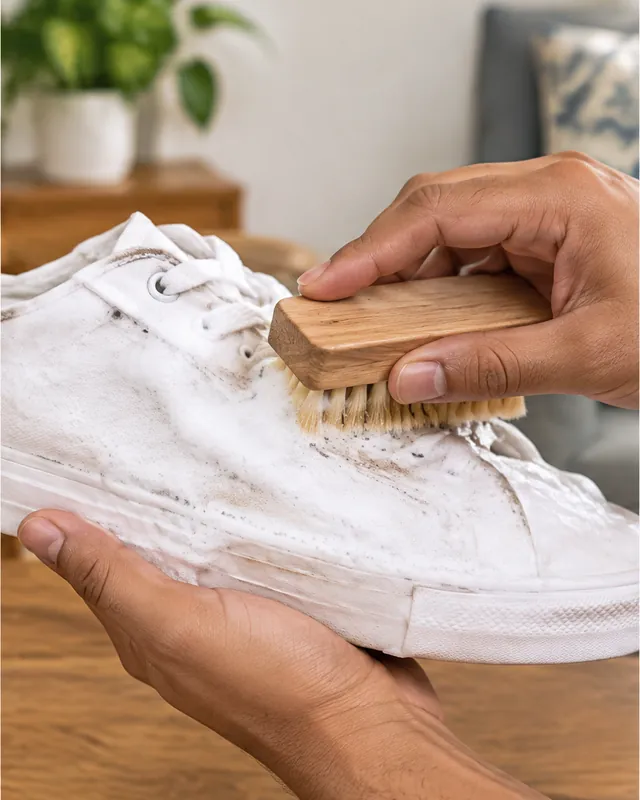 SoleFoam Foam Shoe Cleaner: step 2, Brush