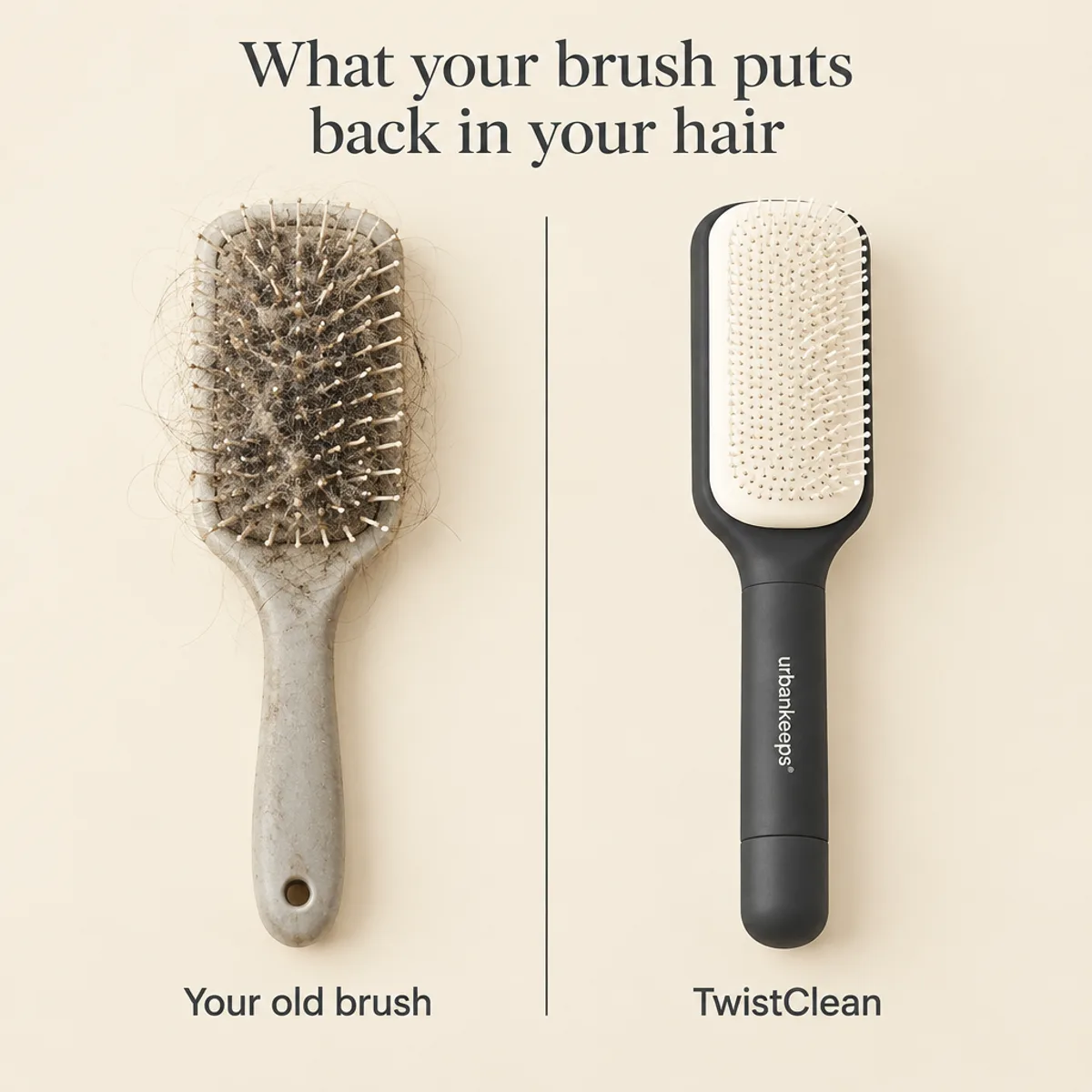 TwistClean Self-Cleaning Hair Brush — image 4