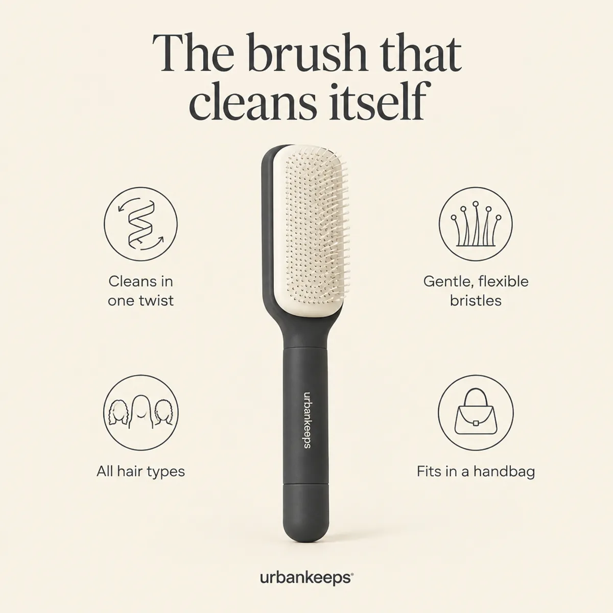 TwistClean Self-Cleaning Hair Brush — image 6