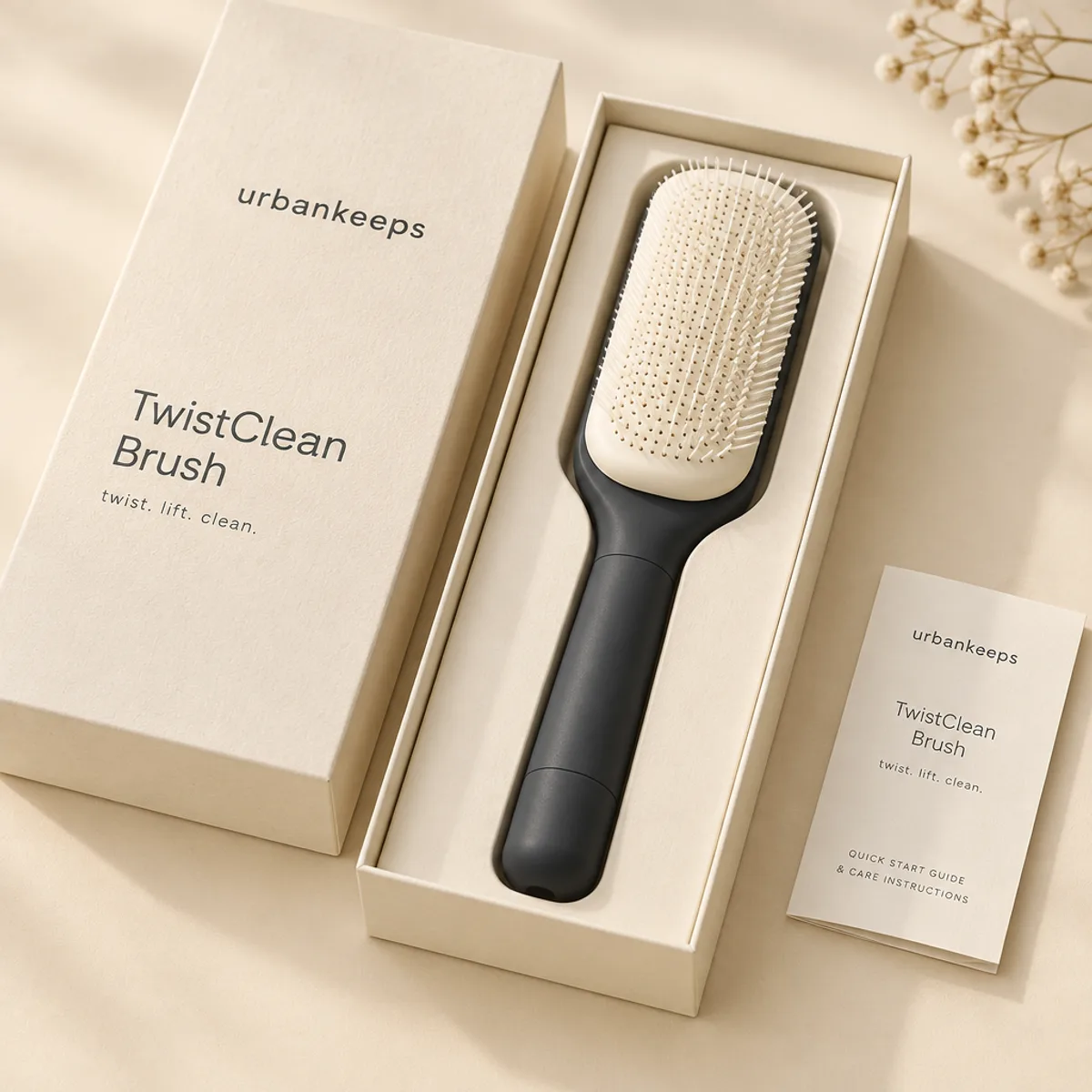TwistClean Self-Cleaning Hair Brush — image 7