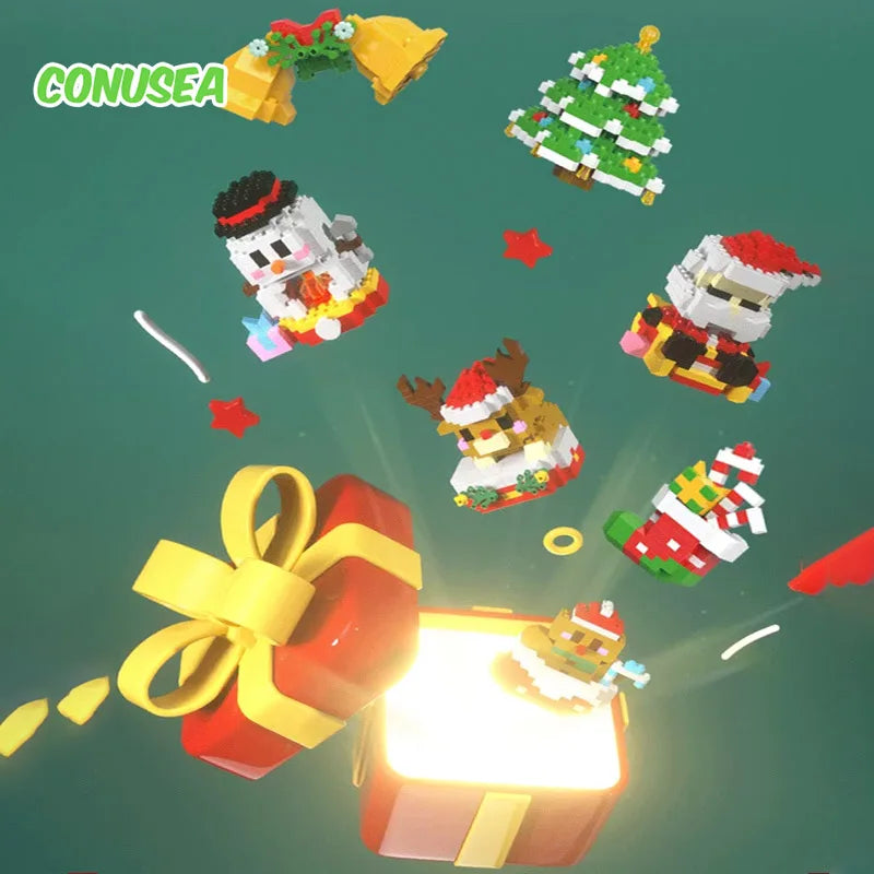 Christmas Gifts Micro Building Block Decoration Toys