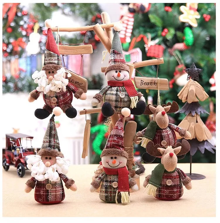 Santa Claus Snowman Doll